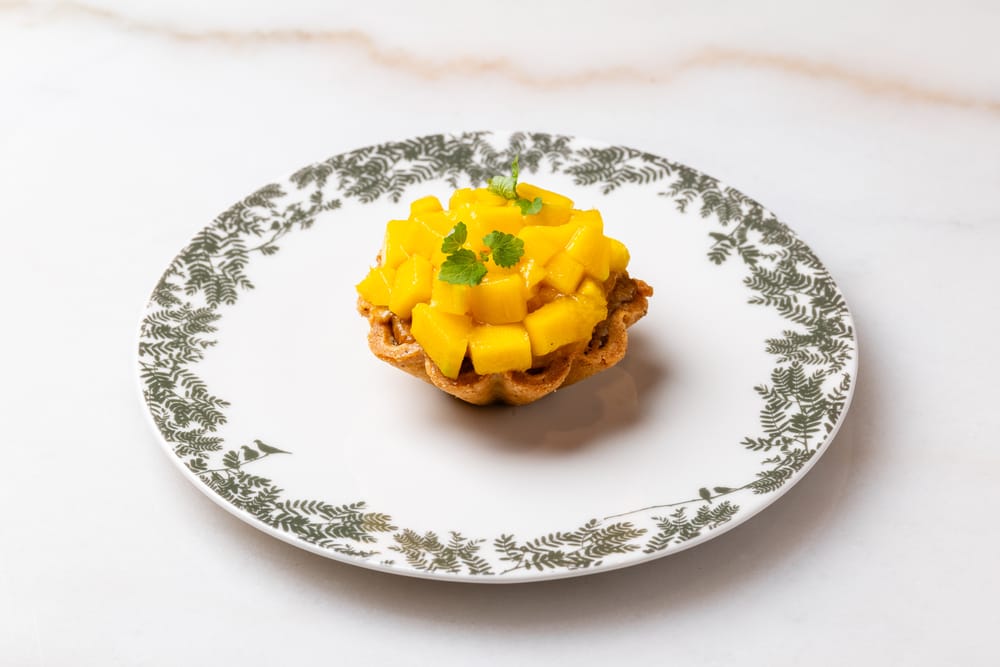 Mango Flan Tart